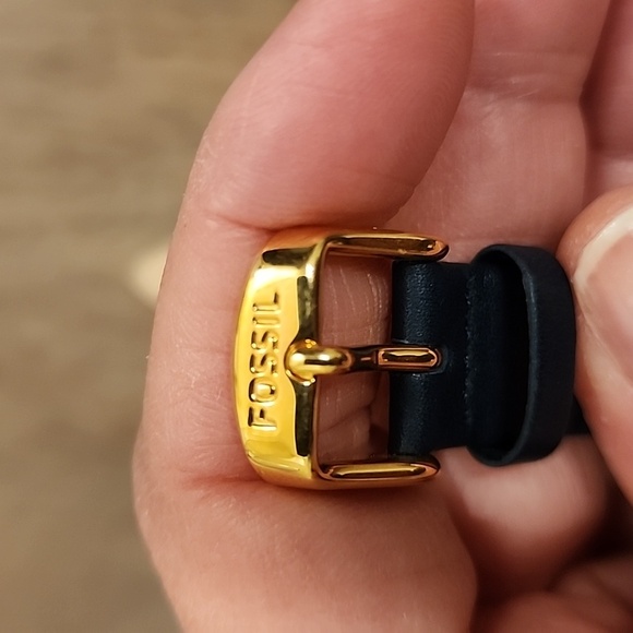 Fossil Bq3300 Suitor Three-hand Rose Gold & Navy 36mm Unisex - Picture 4 of 11